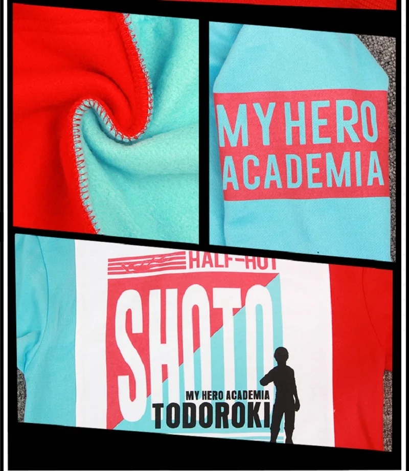 Аниме My Hero academic SHOTO Толстовка Boku no косплей костюм мужские и женские повседневные