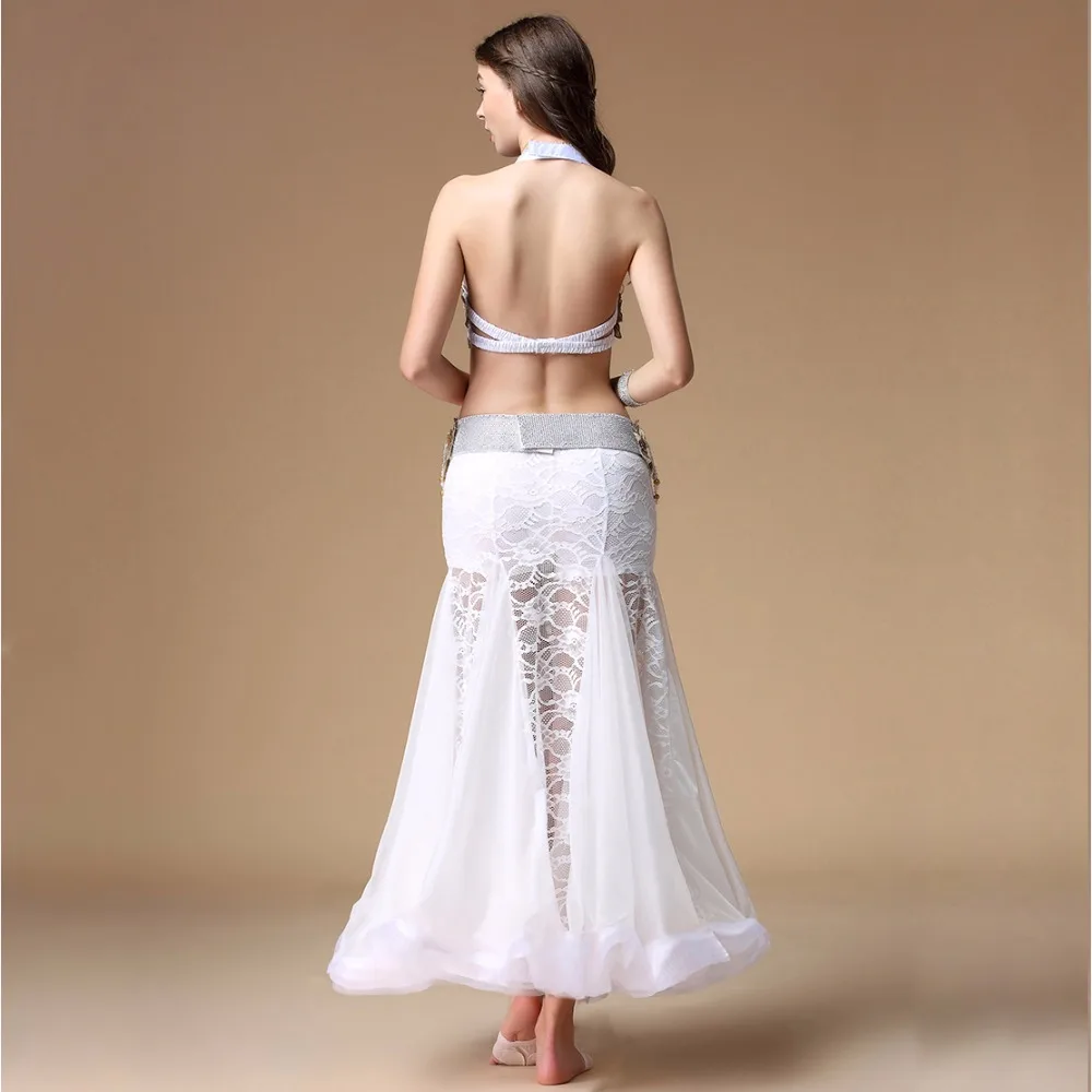 Костюм для танца живота из 3 предметов: бюстгальтер пояс и юбка Женский