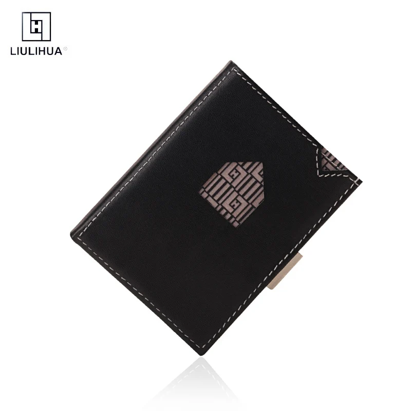 LIULIHUA кожаный Роскошный кошелек ручной работы LLH мини держатель для карт мужской