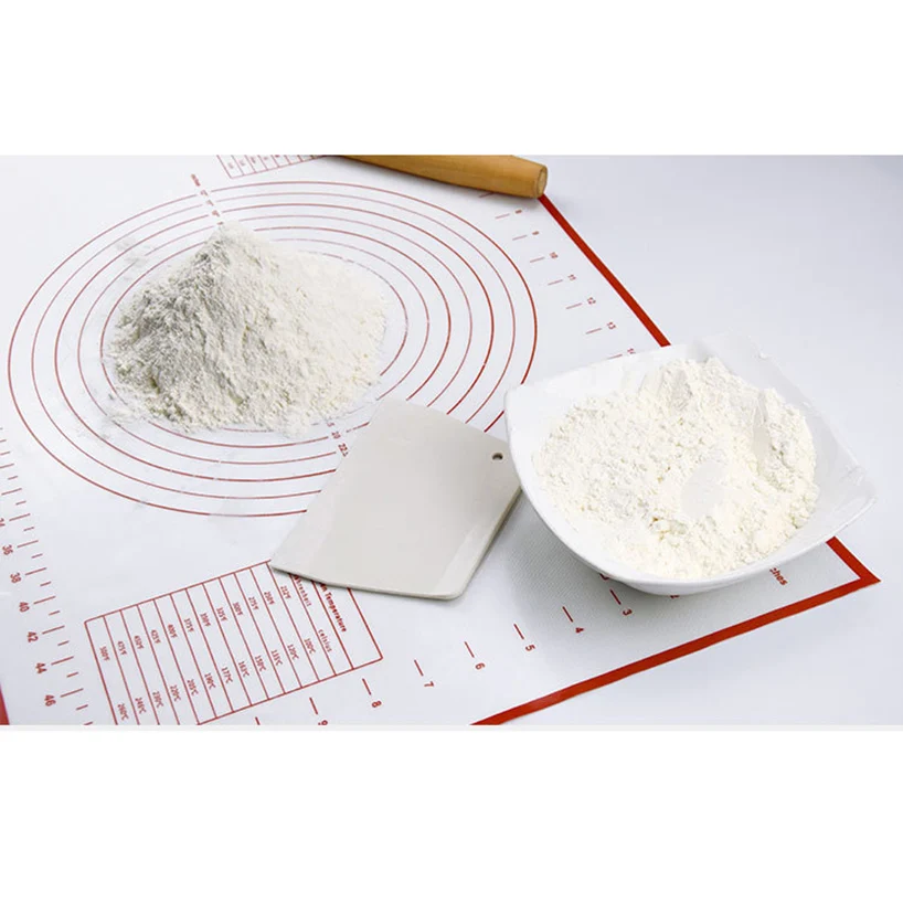 2 шт. силиконовый коврик для выпечки приспособления приготовления теста пиццы