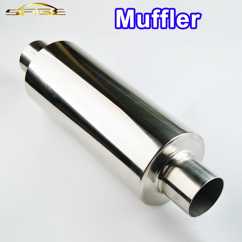 Автомобильный глушитель SALBEITECH размер длина корпуса 12 дюймов диаметр 5 &quot вход 2