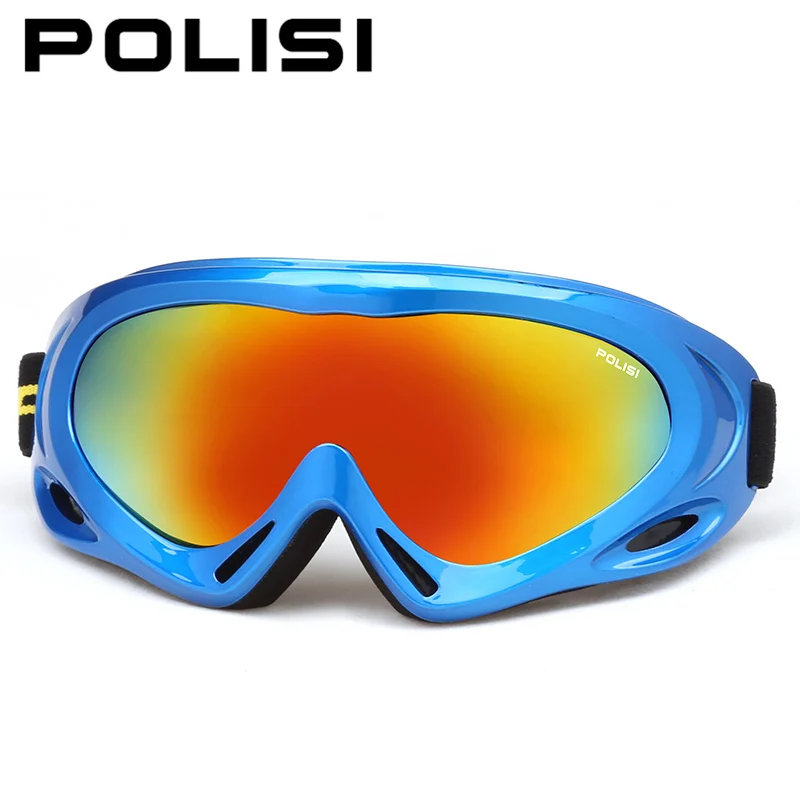 Детские очки POLISI для сноуборда и снега защита от УФ лучей зимние катания на лыжах