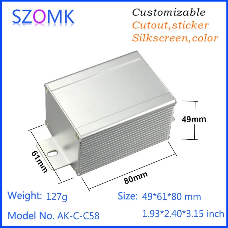 4 шт. карман распределения алюминиевой экструзии 49*61*80 мм|enclosure rack|extrusion suppliesextrusion