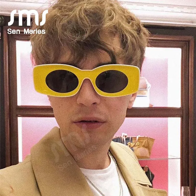 Женские и мужские солнцезащитные очки с квадратной оправой UV400 цвет красный