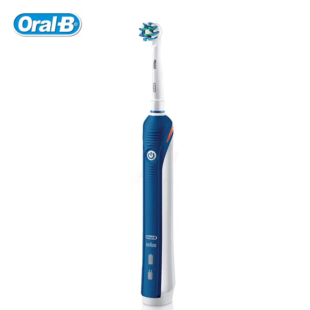 Зубная щетка Oral B аккумуляторная Водонепроницаемая с 3D вращением | Бытовая