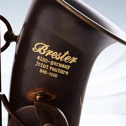 Альт-саксофон Brester Античная Медная имитация E Flat Sax BAS1000 музыкальные инструменты |