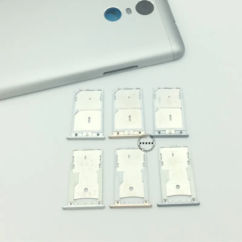 Для Redmi Note 3 Оригинальный двойной держатель SIM лоток для Xiaomi Pro Nano Sim 1/2 Micro SD/TF слот
