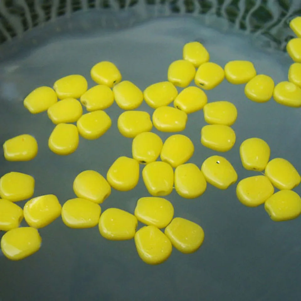 50 шт./лот приманка для рыбной ловли плавающая грубая приманка-кукуруза карпа