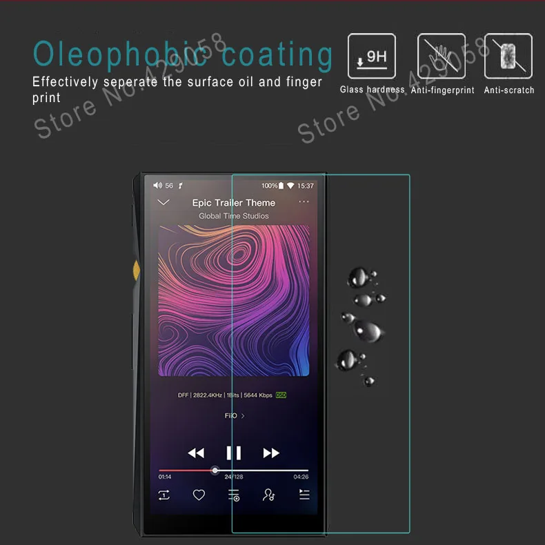 Защитная пленка из закаленного стекла для FIIO M11 / Pro|Защитные стёкла и плёнки