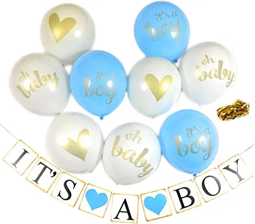 Baby shower украшения для девочек своей девочке баннер 12 шт. цвета: розовый белый