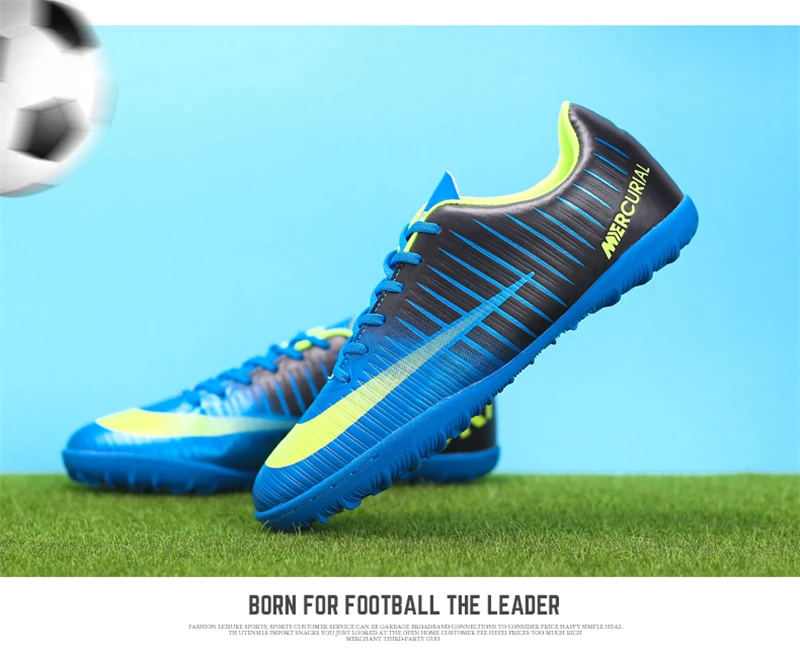 HUMTTO Soccer Shoes Men Outdoor Non Slip Football Sport Shoes Male Professional Cleats Lightweight Futsal Athletic Soccer Shoes