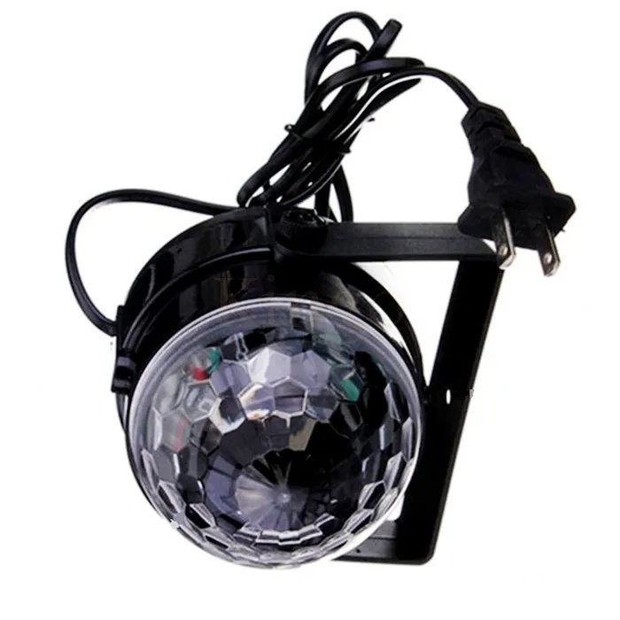 Voice Control RGB LED Stage Lamps Crystal Magic Ball Sound Laser Effect Light Party Disco Club DJ | Лампы и освещение