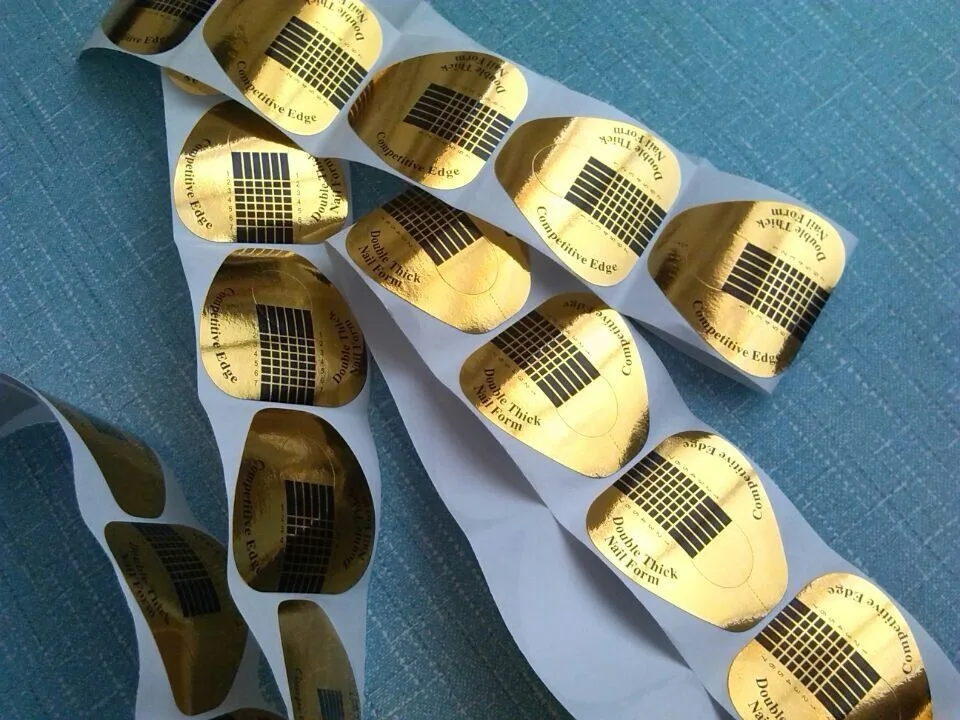 100 шт. инструменты для дизайна ногтей наращивания руководство по французским DIY