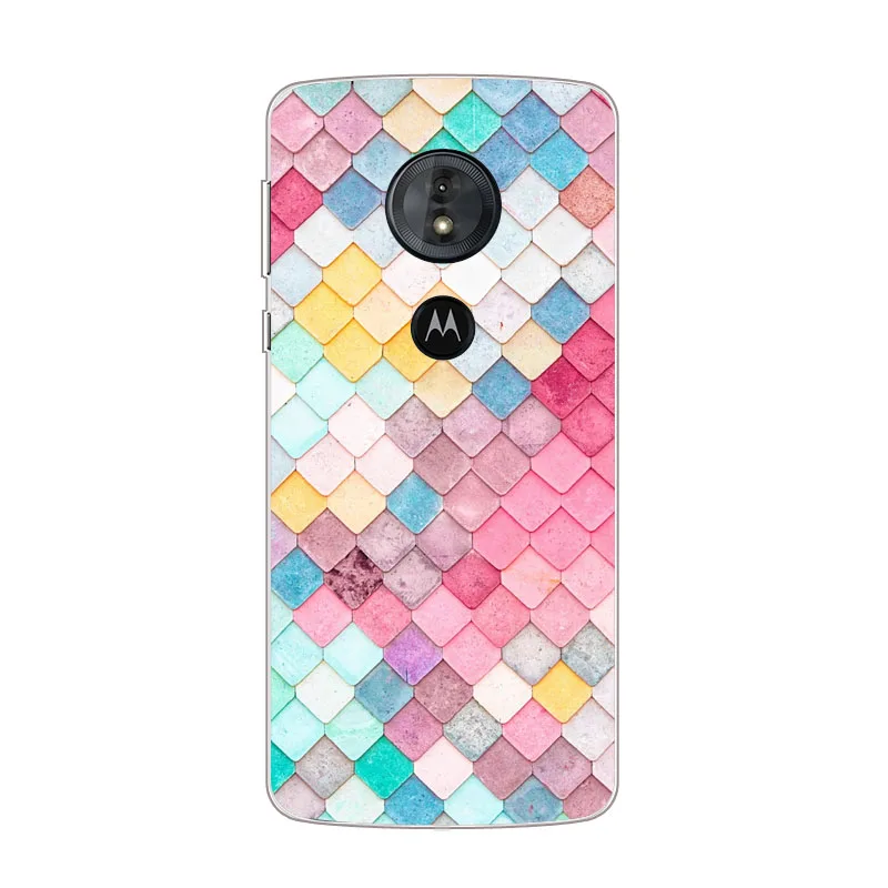 For Motorola Moto G7 play Case Silicon Painted animals Painting Soft Back Cover for power Protect Phone case |