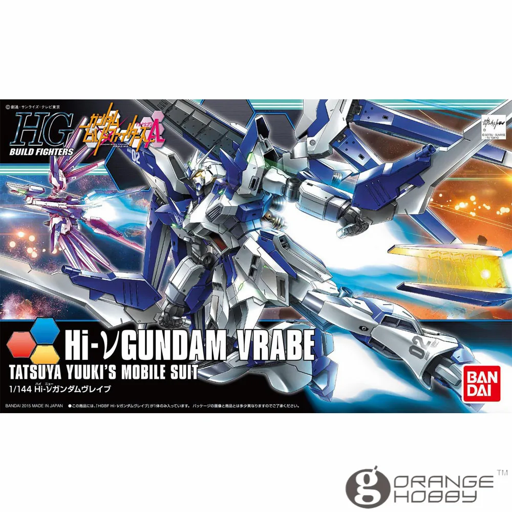 OHS Bandai HG строительные истребители 029 1/144 Hi nu Gundam Vrabe мобильные комплекты для