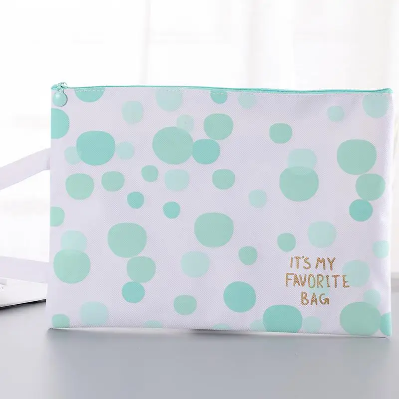 Green Mood Oxford Canvas A4 Держатель для документов Многофункциональная Сумка офисный