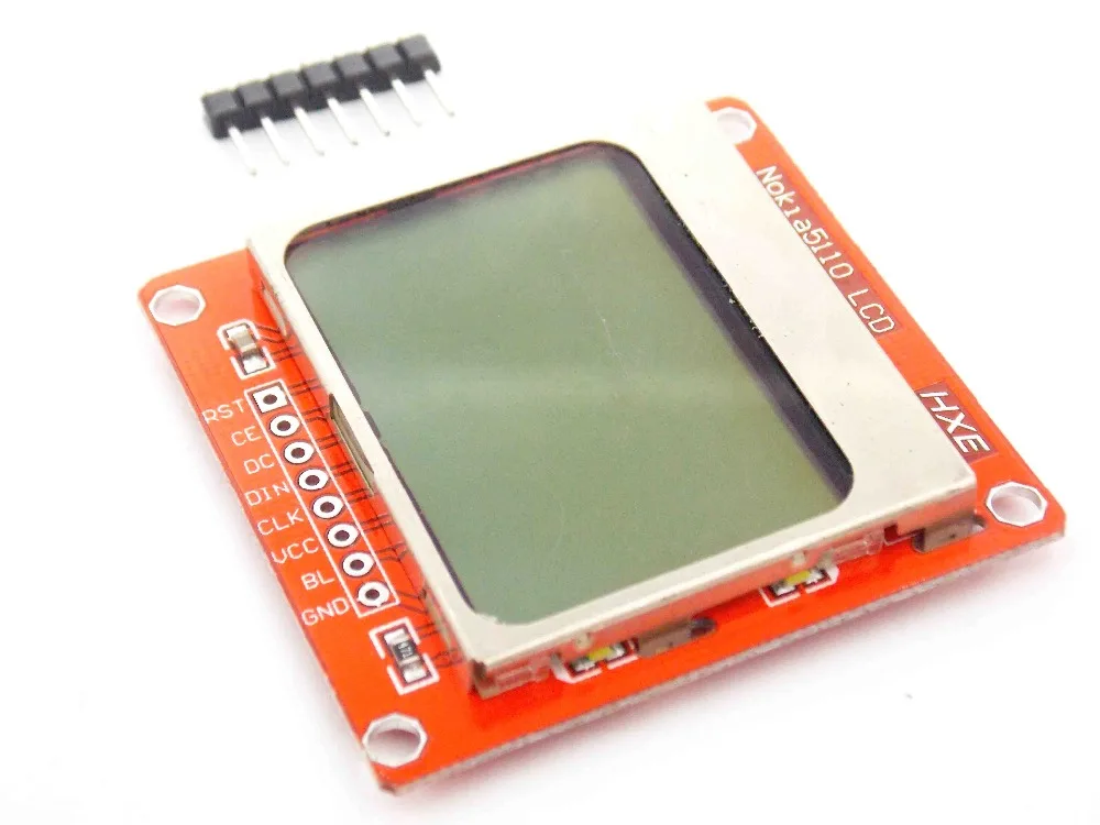 Умная электроника ЖК-модуль монитор с белой подсветкой адаптер PCB 84*48 84x84 5110 экран