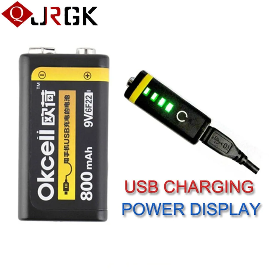 Аккумуляторная батарея USB OKcell 9 в 800 мАч для вертолета 5 0 аккумуляторная |