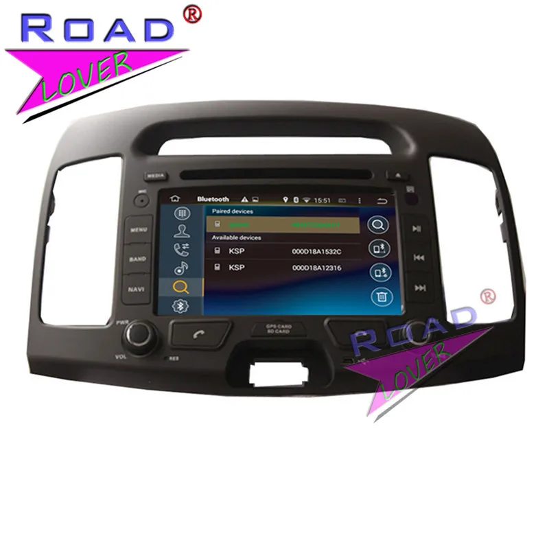 Roadlover Android 8 0 автомобильный DVD плеер радио для Hyundai Elantra 2007 2008 2009 2010 2011 Стерео GPS