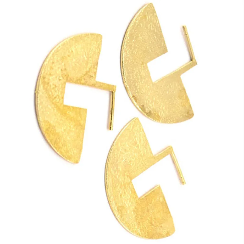 2 шт. полукруглые серьги-кольца из сырой латуни (без никеля и свинца). BS 1962.N952.N954.N951.