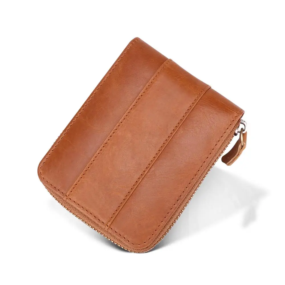 Женский кошелек из натуральной кожи RFID для монет маленькая сумка денег