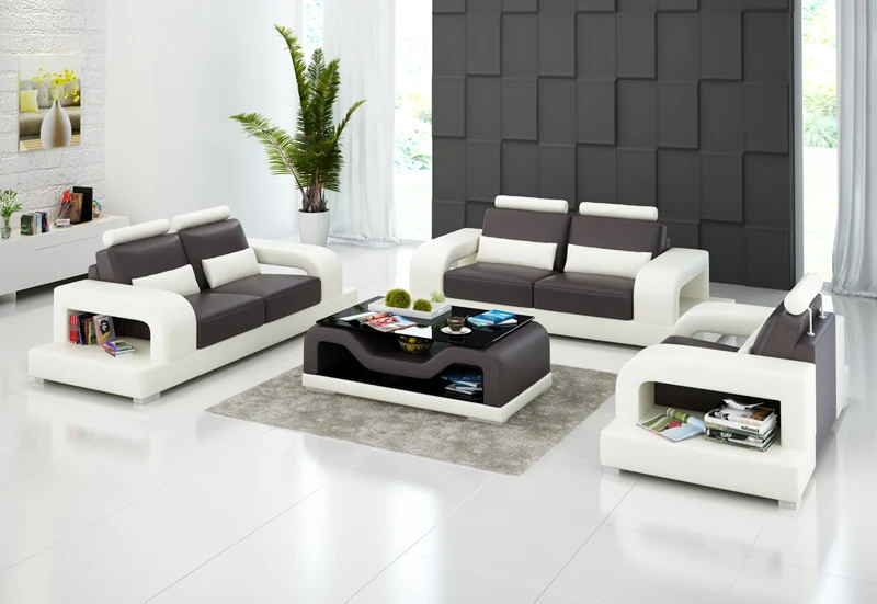 Кожаный диван G8007D в новом дизайне для гостиной|living room set|set sofaset leather |