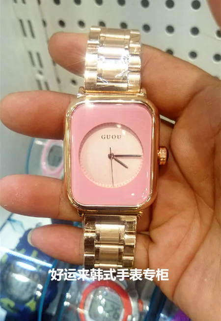

Luxury Brand Casual Watch Square reloj mujer Fashion Dress Clock Lady Quartz Rose Gold Stainless Steel Wrist Watch Montre Femme