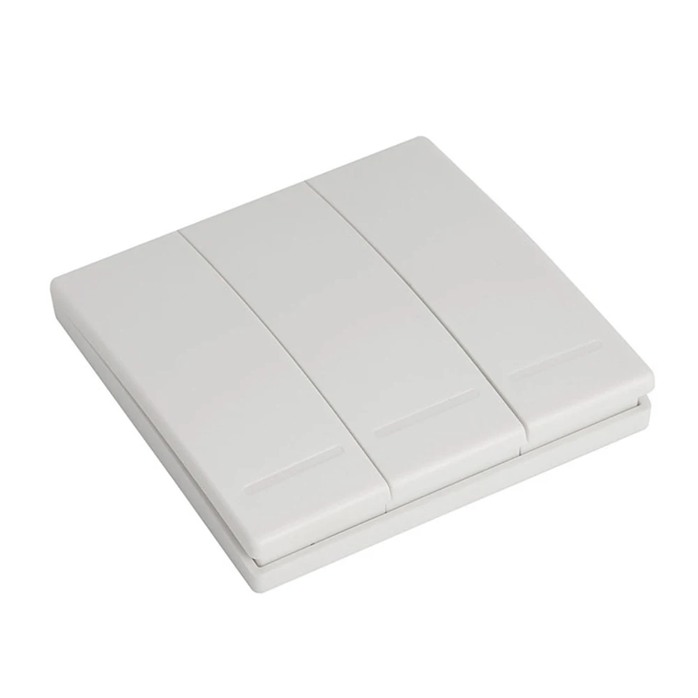 Огнеупорный 433 МГц свет липкий настенный переключатель панель Пульт