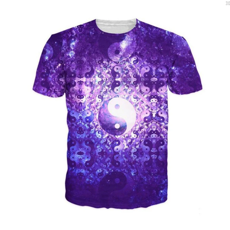 Cloudstyle 21 Patterns S-3XL 3D Men's T-Shirt Short Sleeve Cat Eating Pizza in Space Printed Tshirt Homme O Neck Brand Clothing | Мужская