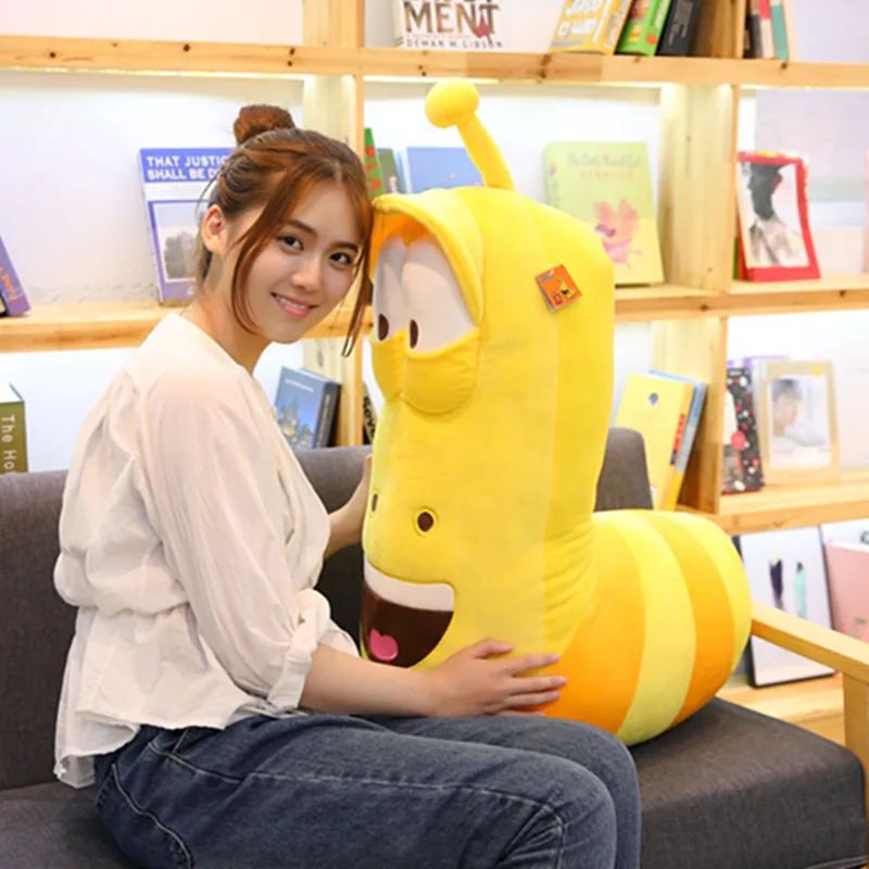 35/65 см аниме гигантский размер насекомое слизь креативная личинка плюшевая