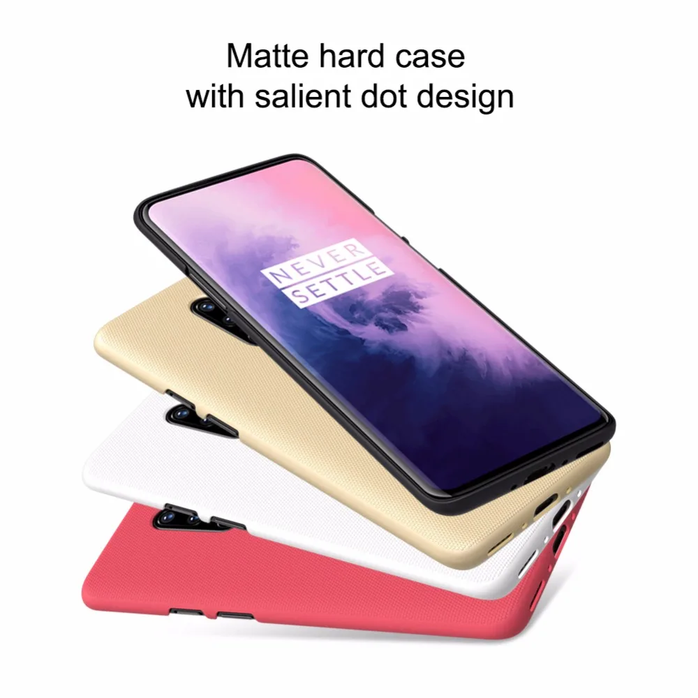 Чехол для oneplus 7 T, чехол для oneplus 7 pro, NILLKIN, суперматовый чехол, матовая задняя крышка, чехол для oneplus 7 T, Подарочный держатель