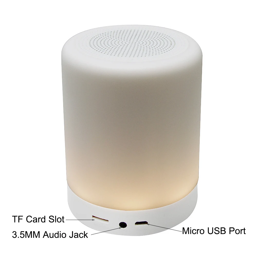 CHYI умная сенсорная лампа Bluetooth динамик светодиодная цветная подсветка стерео