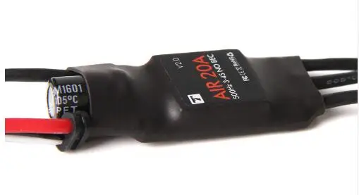 T MOTOR ESC Air 20A (3 4S 600HZ NO BEC) бесщеточный электронный регулятор скорости двигателя для