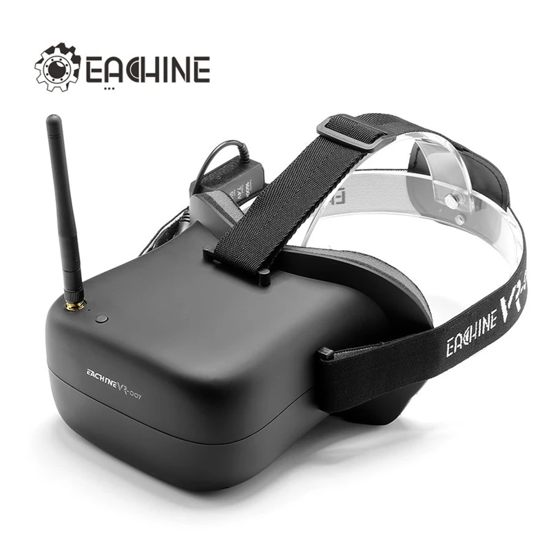 Hot New Eachine VR-007 Pro VR007 5.8G 40CH HD FPV Goggles Video Glasses 4.3 Inch With 7.4V 1600mAh Battery For Multicopter | Игрушки и