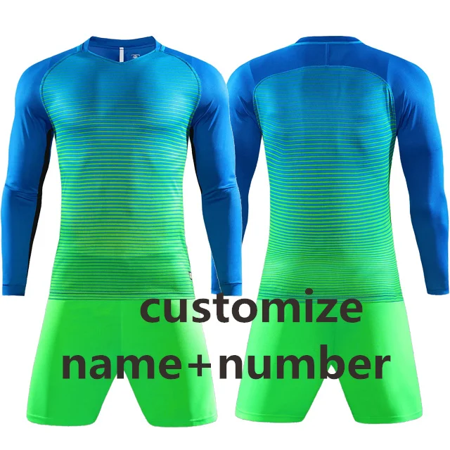 customize name numbe Survetement футбольные комплекты maillot de foot camisetas futbol тренировочный спортивный костюм для взрослых футбольные майки набор униформы - Цвет: customize name numbe