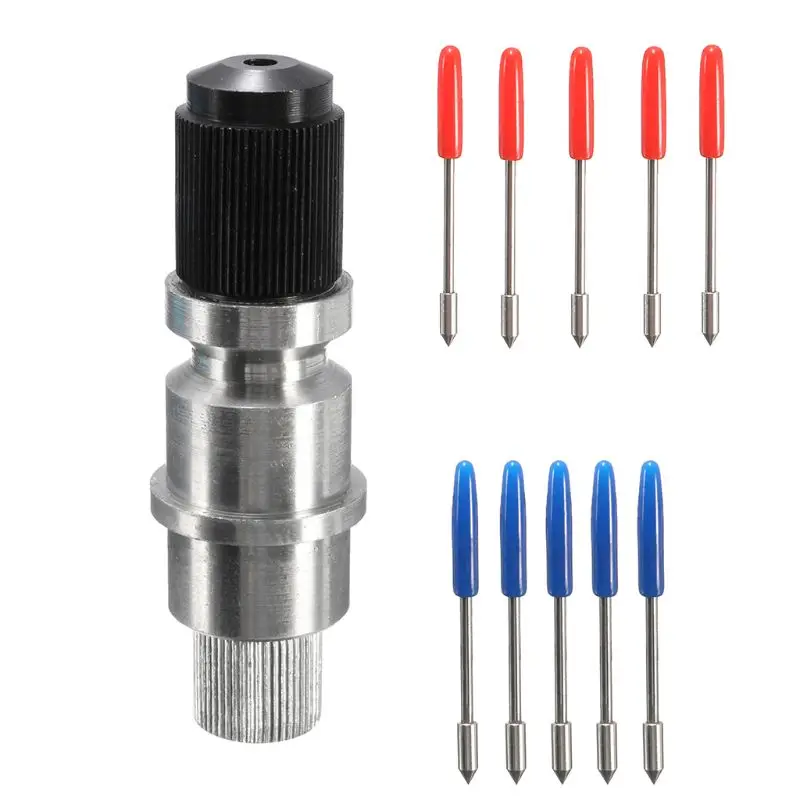 

CB09 CB09U лезвие Graphtec держатель база с 10 шт. лезвие Graphtec Виниловый резак плоттер режущие лезвия 45/60 градусов