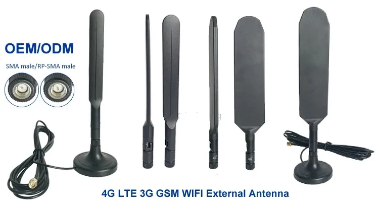 Высокое качество TS9 lte 4g антенна с высоким коэффициентом усиления 2,4g 5g 5,8g Двухчастотная резиновая антенна кабель RG174 1,5 M SMA разъем мужской разъем