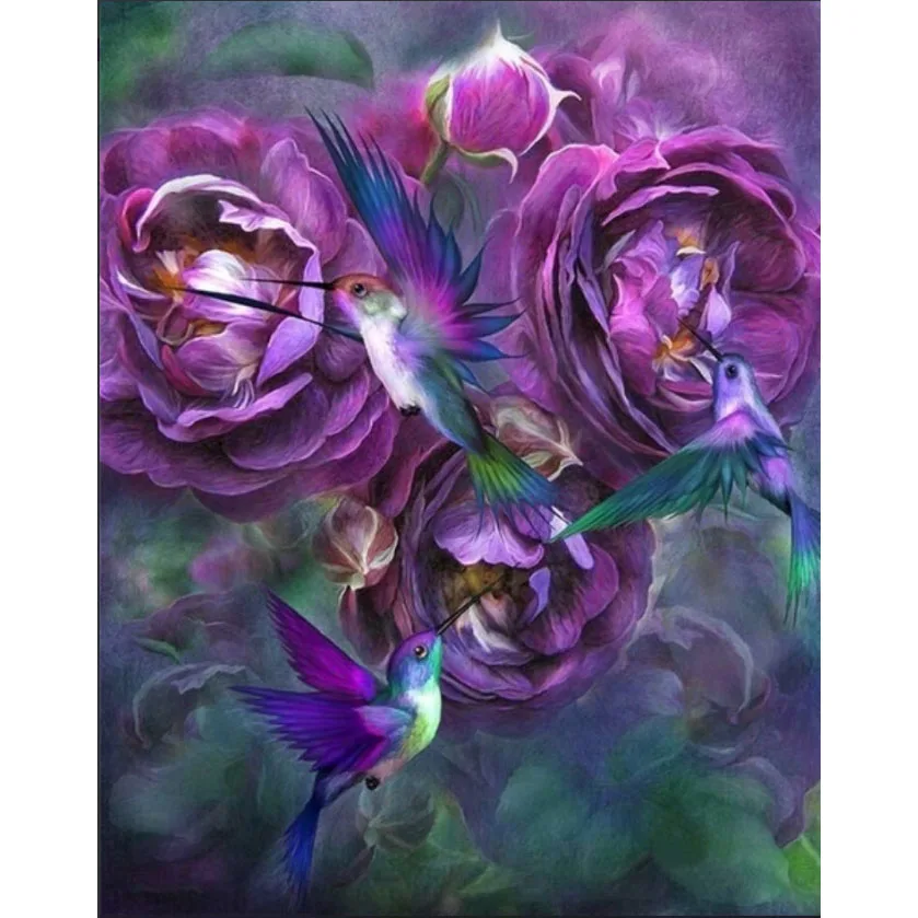 

Old Street Home flowers diamond embroidery full square cross stitch pebble round 5d diamond painting full drill