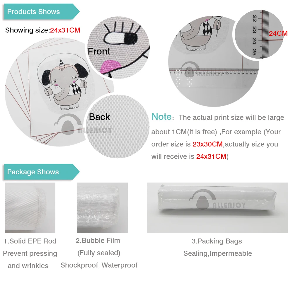 Allenjoy туман плакат печать горы вилла красное дерево Восход холст краски китайский