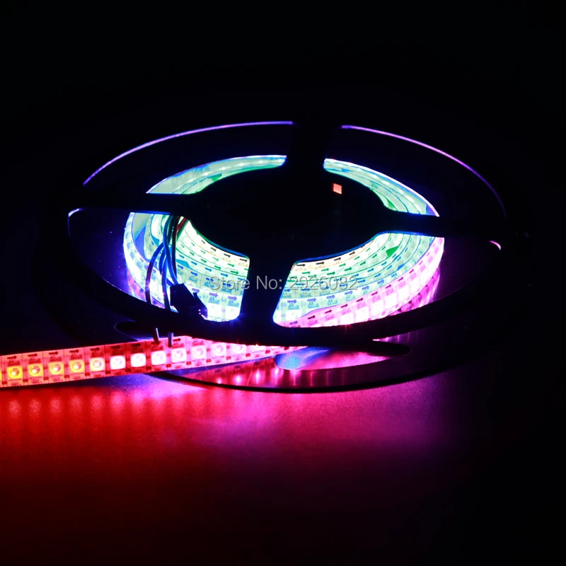 1 м 100 светодиодный s/M WS2812B Светодиодные ленты WS2811 RGB 5050 SMD WS2812 цифровые гибкие