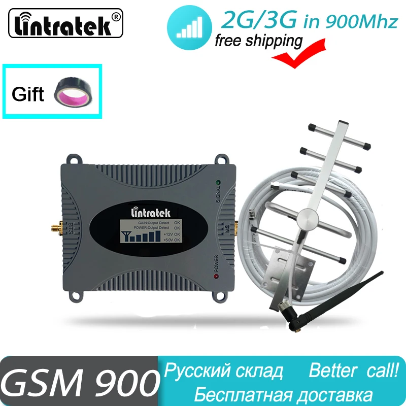 Усилитель сигнала сотовой связи Lintratek GSM 900 МГц 2G Voice Data (B8) антенна Yagi + кабель 10 м #4 |