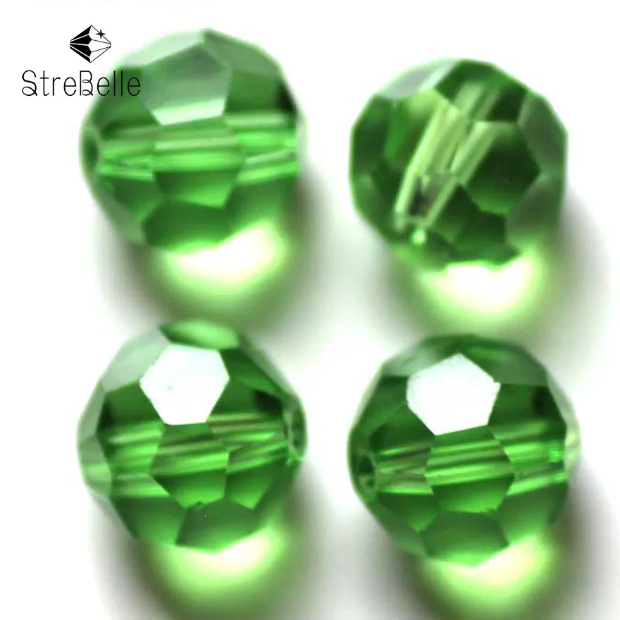 

100pcs Crystal Fashion DIY Jewelry Beads Factory Round Shape 8mm Multi Color