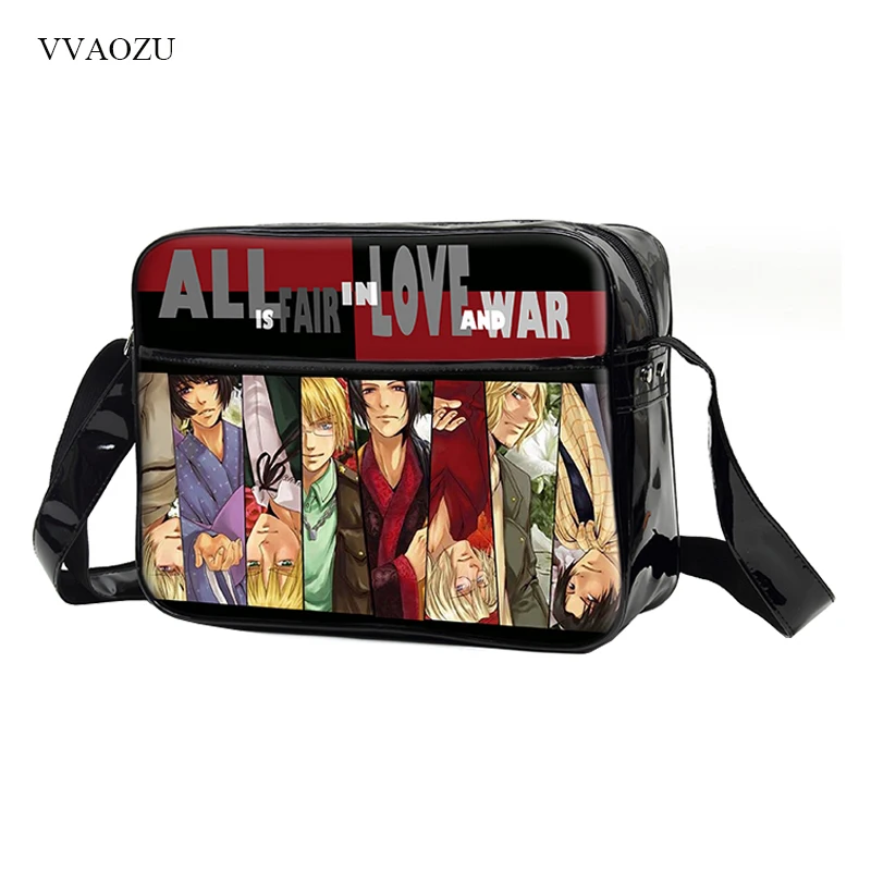 Axis Powers Hetalia APH принт мультфильм косплей слинг пакет сумка на плечо сумка-мессенджер Студенческая школьная сумка унисекс