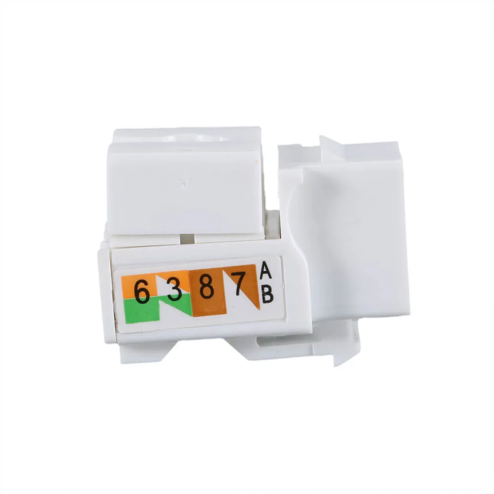 50 шт. универсальный разъем CAT6 RJ45 Keystone Jack Отверстие подставка Ethernet модуль сетевой
