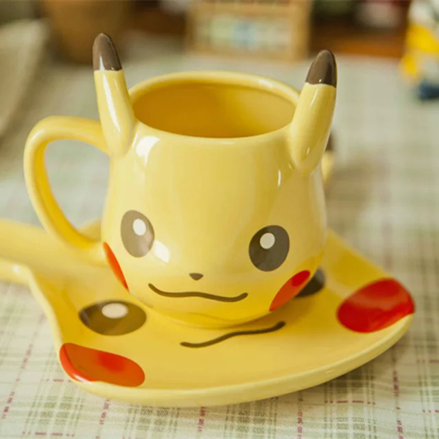 Аниме Игры Pokemon Pocket Monsters Пикачу Кофе Творческого Кружка Керамическая 250 мл Молока