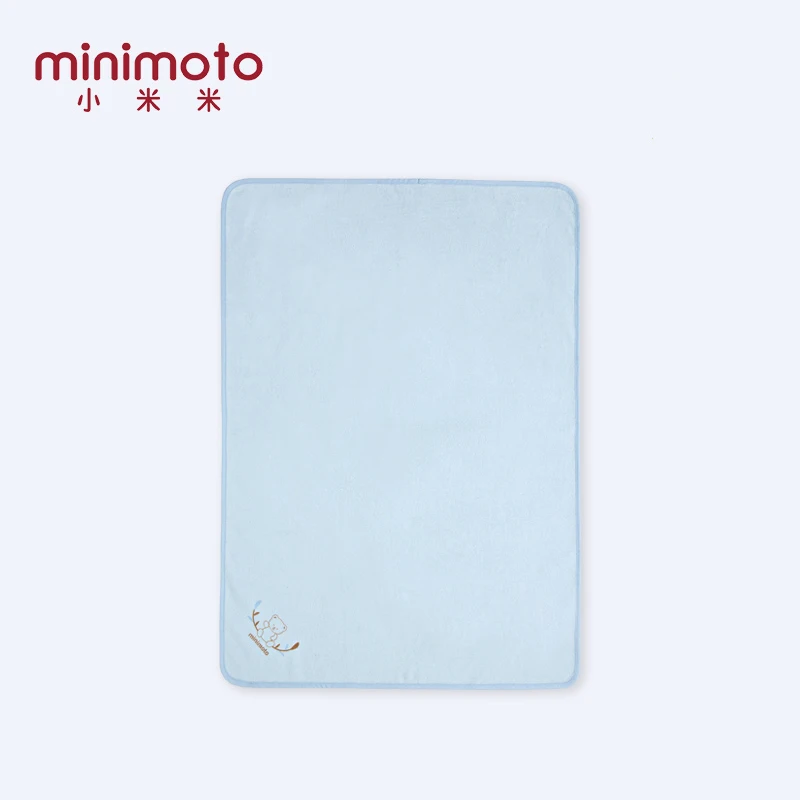 Blue Minimoto, 1 шт., сменная пеленка для новорожденных, водонепроницаемый лайнер, матрас подгузник с рисунком, бамбуковое волокно, детская кроватка, сменный коврик - Цвет: Blue