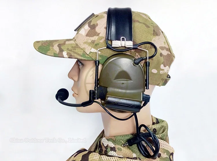 Тактический Comtac II Sordin гарнитура с шумоподавлением электронный звук военный