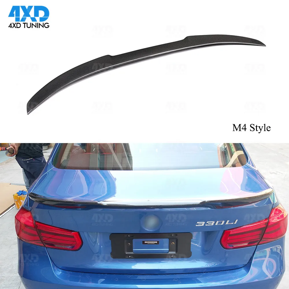 УГЛЕРОДНЫЙ спойлер F30 в стиле крыла M4 для BMW M3 F80 задний багажника 320i 318i 328i 330i 335i 326d