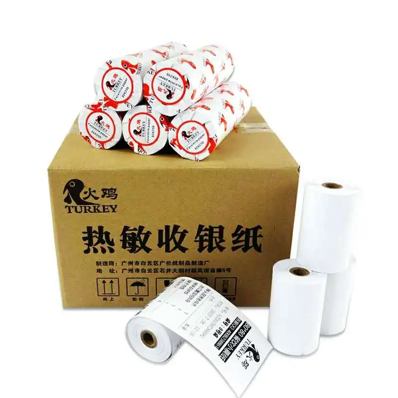 Thermal Paper 80x50mm Cash register paper 3 1/8 