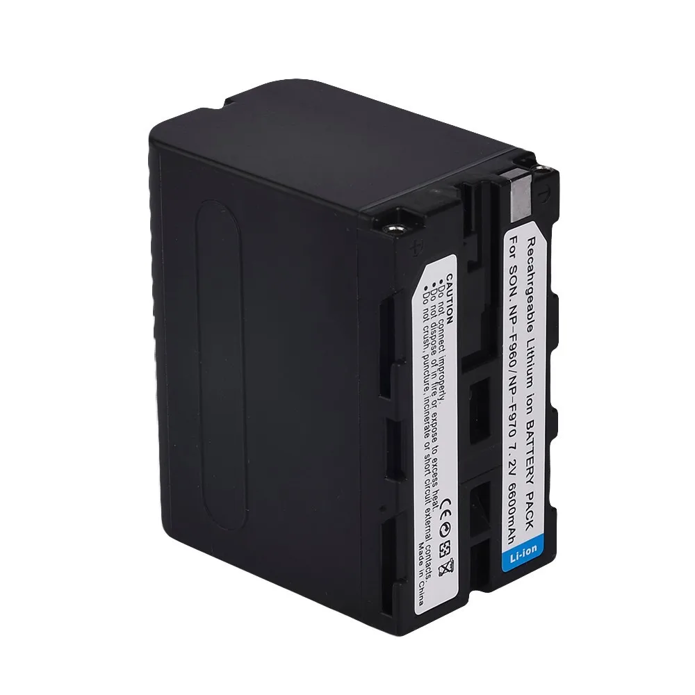Аккумулятор для фотоаппарата 7 2 в 6600 мАч|battery np-f970|camera battery6600 mah |